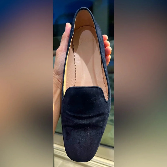 J Crew blue suede slip on shoes. Size 7 - Picture 2 of 9